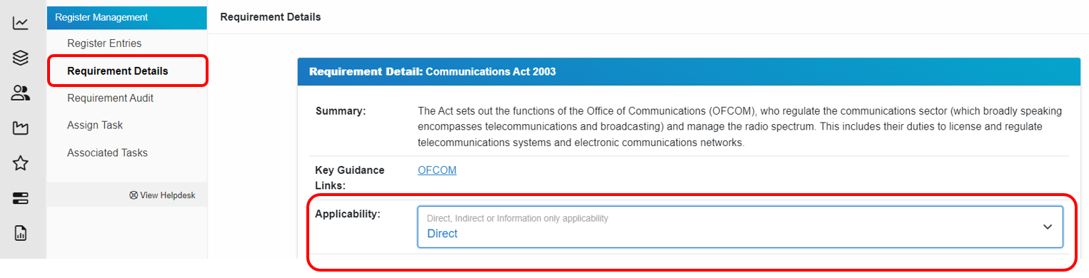 What does Directly Applicable, Indirectly Applicable or Information ...